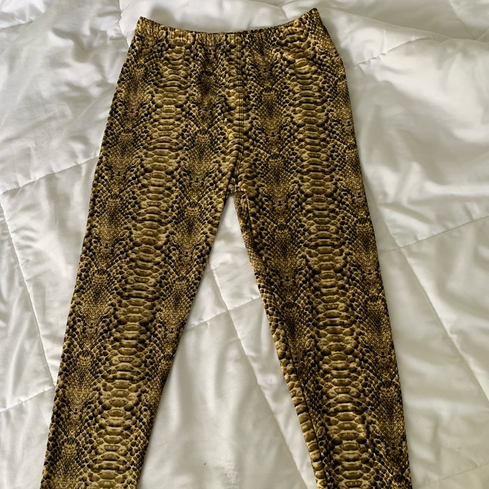 Snake Print Leggings